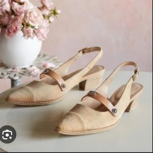 NNW Sundance Antoinette Heels, Size 7.5, in Natural